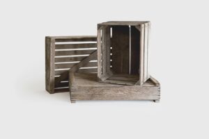 Marvin Slatted Crates