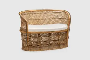 Alderson Rattan Settee