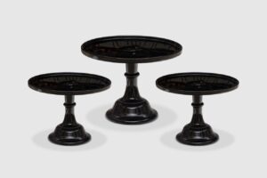 Black Cake Stands
