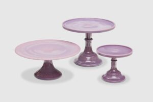 Purple Cake Stands